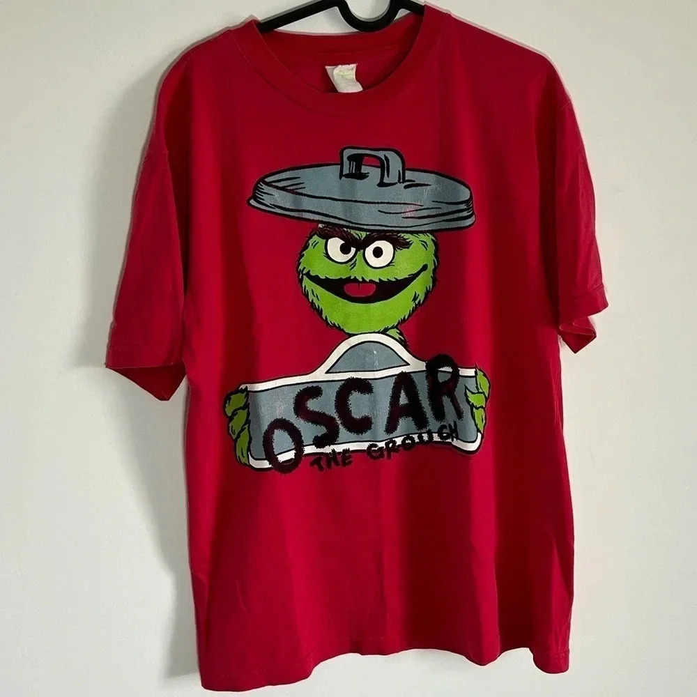 Vintage Oscar  The Grouch Sesame Street Shirt Size L